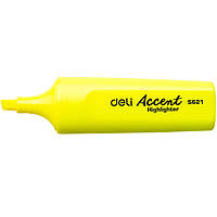 Маркер текстовый Accent Deli 621ES желтый, 5 мм, скошенный