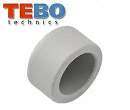 Заглушка 20 мм Tebo, колір сірий