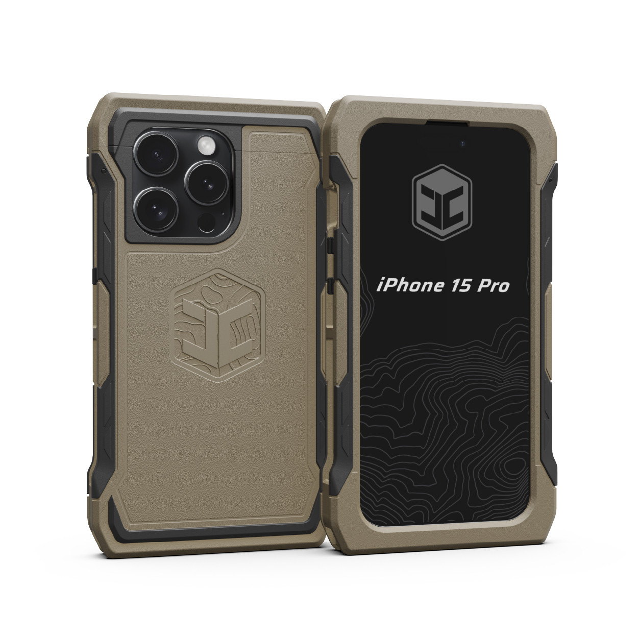 Чохол протиударний Juggernaut IPHONE 15 PRO ADVNTR PHONE CASE, Розмір: Medium, Колір: FDE
