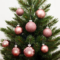 Новогодние стеклянные шарики "House of Seasons" комплект 42 штуки Шары для украшения вашей елки