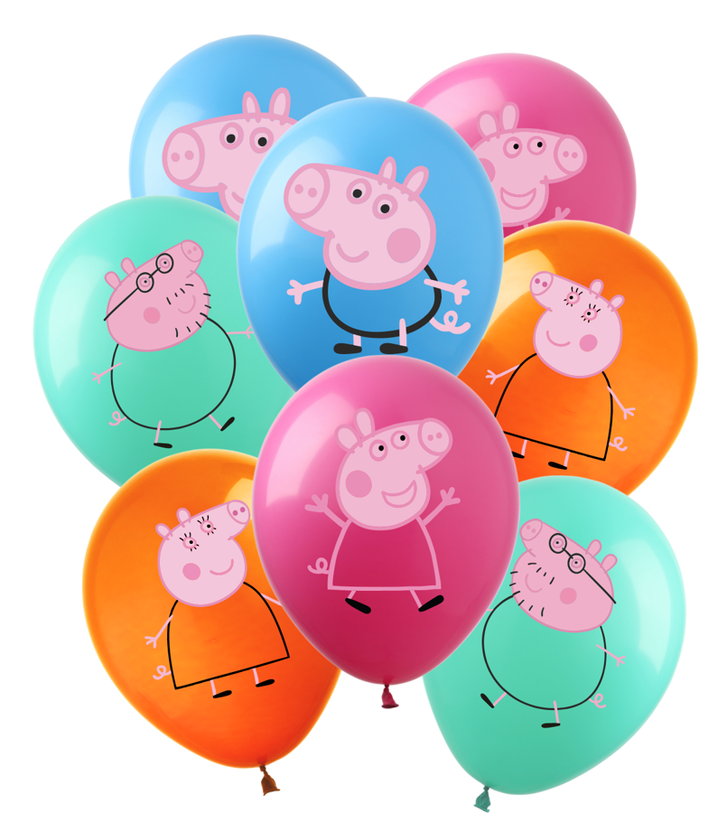 Повітряні кульки Свинка Пеппа | Поштучно