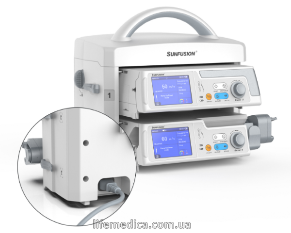 Інфузійна станція Sunfusion PI3 – модульна система 2–12 насосів