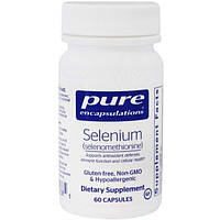 Комплекс Селен и Молибден Pure Encapsulations Selenium 60 Caps PE-00238