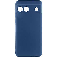 Чехол Silicone Cover Lakshmi Full Camera (A) для Google Pixel 6a Full camera, Синій/Navy Blue