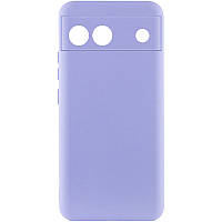 Чехол Silicone Cover Lakshmi Full Camera (A) для Google Pixel 6a Full camera, Бузковий/Dasheen