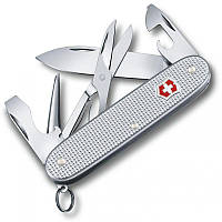 Нож Victorinox PIONEER X  93мм/3сл/9функ/рифл.сереб /кернер/ножн, Vx08231.26
