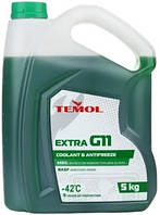 Антифриз(охлаждающая жидкость) TEMOL EXTRA G11 GREEN, 5кг