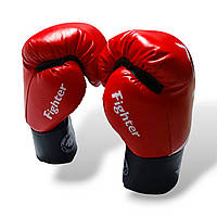 Боксерские перчатки LEV SPORT 14 oz комбинированные красные