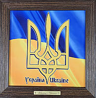 Панно настенное Герб Украины, 24х24, 18,5х18, 5 см(262-1745B)