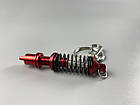 Брелок червоно-сріблястий амортизатор в зборі, Авто брелок для автомобільних ключів, фото 10