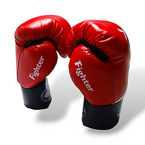 Боксерські рукавички LEV SPORT 10 oz комбіновані червоні