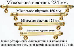 Ручки меблеві UNO BAROCCO MONICA 711 Бронза антична