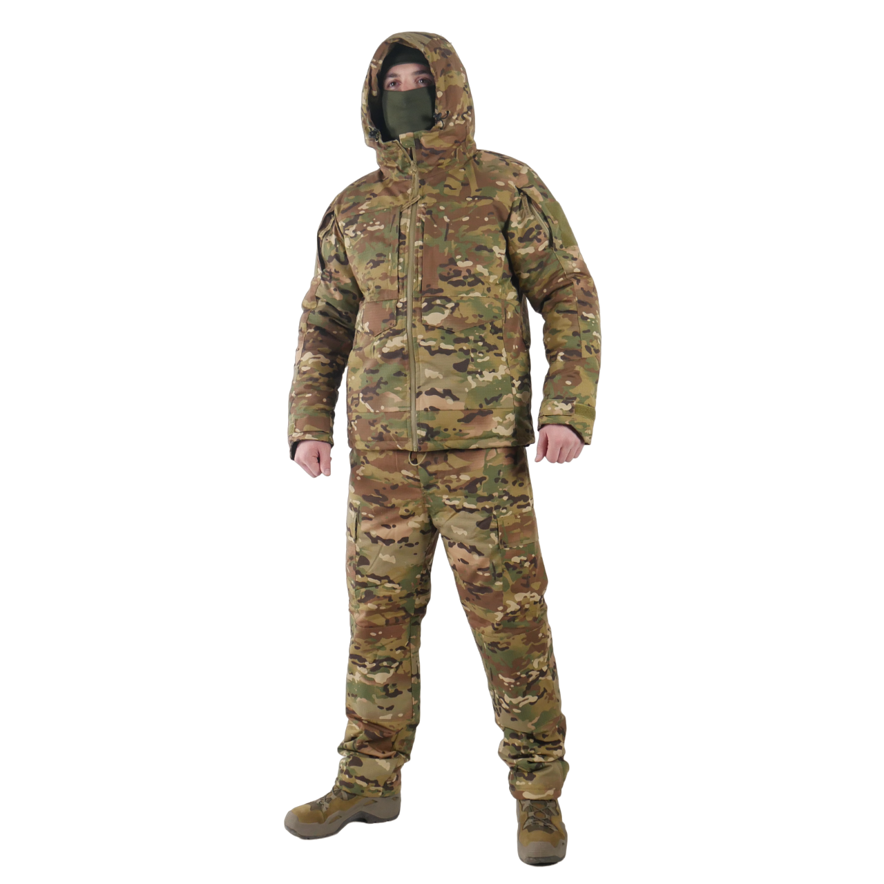 Зимовий Костюм Ріп-Стоп з тефлоновим просоченням DWR M(48) | Tactical Series Multicam