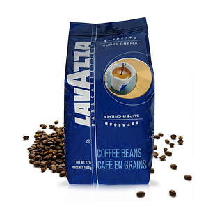 Кава в зернах Lavazza Espresso Super Crema 1 кг.