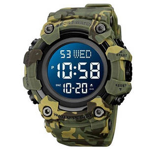 Годинник наручний SKMEI 1968CMGN, green camo, фото 3