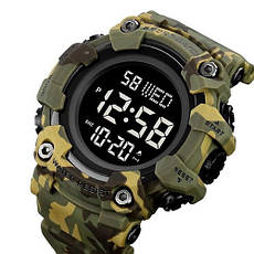 Годинник наручний SKMEI 1968CMGN, green camo, фото 5