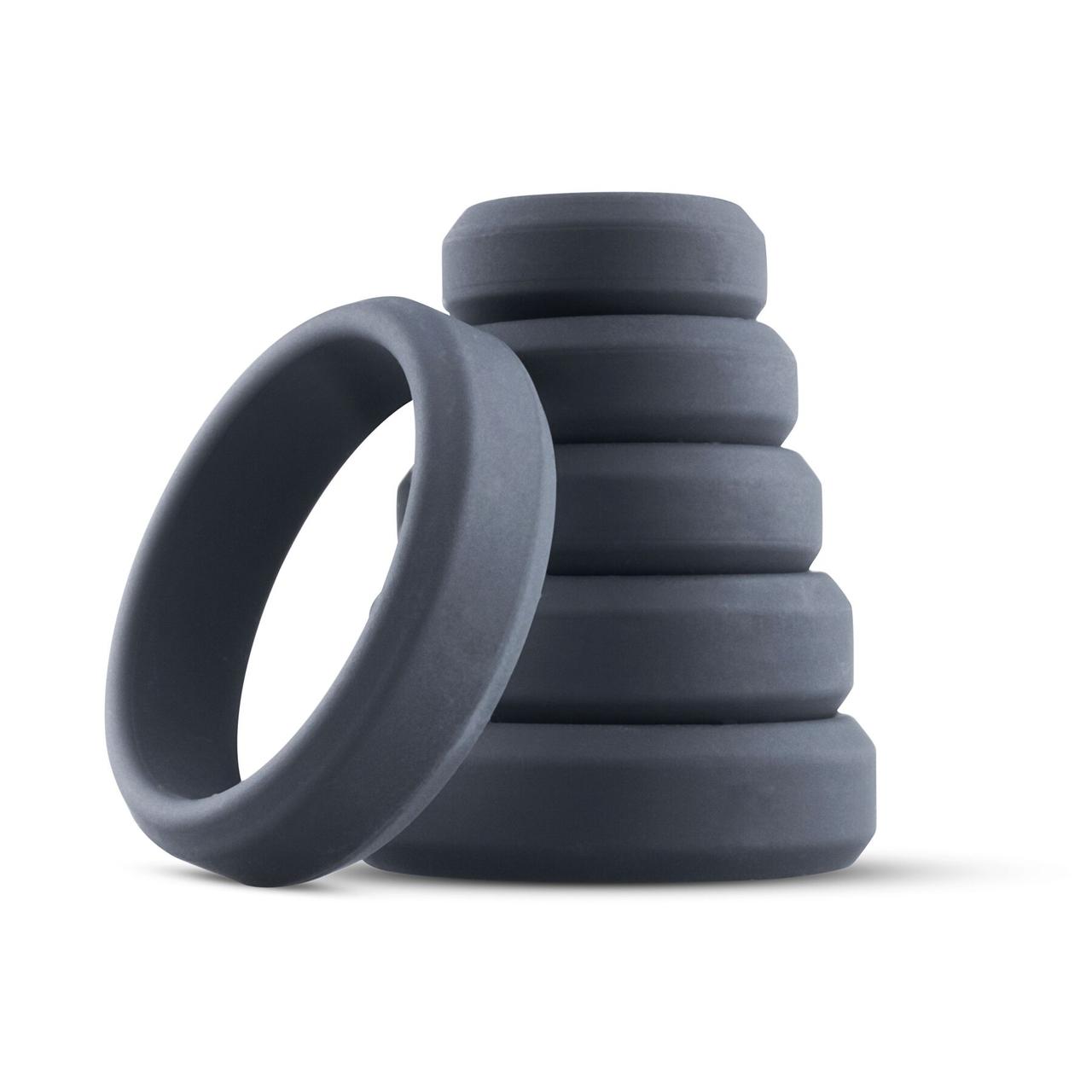Набір ерекційних кілець Boners 6-Piece Cock Ring Set  18+