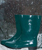 Сапоги Универсальные (Rain Boots) размер 39 зелёные короткие