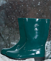 Сапоги Универсальные (Rain Boots) размер 41 зелёные короткие