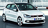 Емблема передня VW (Фольцваген) 120 mm POLO 5 (6R) 2009-2013 - Чорний глянець (6R0 853 600A), фото 7
