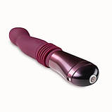 Пульсатор для точки G Blush Temptasia – Trixie Thrusting Dildo – Wine Red, 3 швидкості - SO8835, фото 6