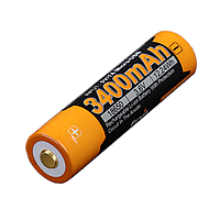 Аккумулятор литиевый Li-Ion 18650 Fenix ARB-L18-3400U 3.6V (3400 mAh, USB), защищенный