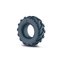 Ерекційне кільце-шина Boners Tire Cock Ring – Grey, внутрішній діаметр 2,5 см - SO8848