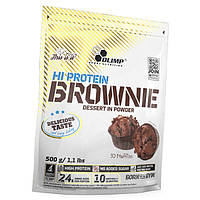 Протеиновые маффины брауни Hi Protein Brownie Olimp Nutrition 500г Шоколад (05283016)
