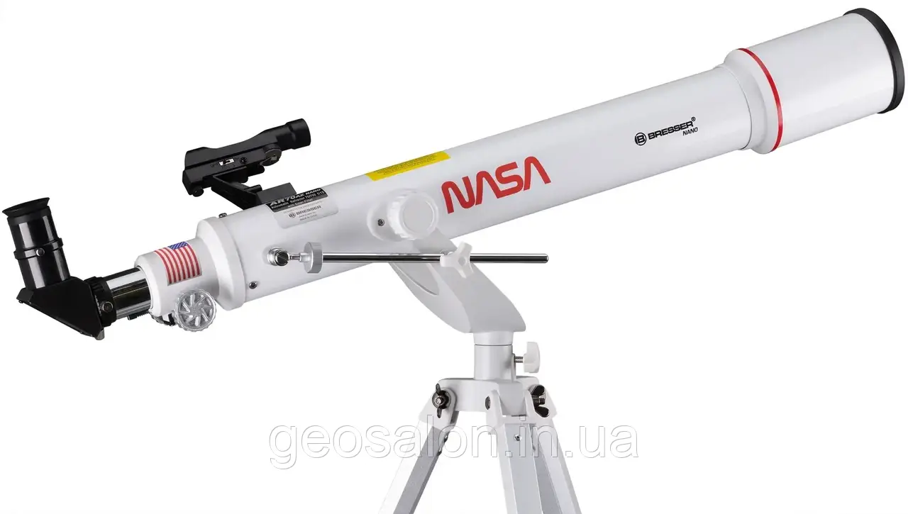 Телескоп ISA Space Exploration NASA 70/700 AZ з сонячним фільтром та адаптером до смартфона, фото 1