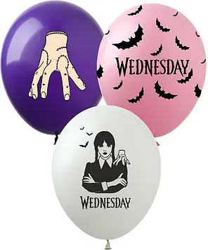 Кулька 30 см "Wednesday" (асорті) 1 шт