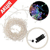 Новогодняя гирлянда 3 м 300 LED Springos CL0088 Светодиодная гирлянда для украшения дома, елки Mix Emr