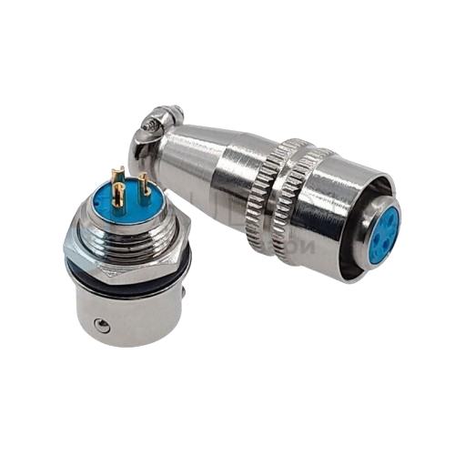 Роз'єм xs9 швидкороз'ємний 3pin (штекер монтажний + гніздо кабельне)