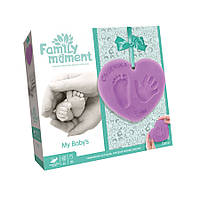 Набор для создания слепка ручки или ножки "Family Moment" FMM-01-01 фиолетовый