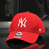 Оригинальная красная кепка 47 Brand MLB New York Yankees