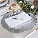 Тарілка з нержавіючої сталі 33 см срібний глянець REMY-DECOR блюдо для банкету підставна для фруктів, фото 2