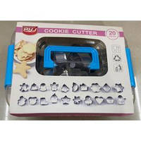 Формочки фігурні для печива "Christmas" 20шт/наб 20.5*15см (48наб)