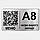 Металева настільна табличка з написом, текстом, qr-кодом — «No smoking» 15*8 см форма будиночка, фото 9