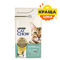 Сухий корм для котів Purina Cat Chow Hairball Котячий корм для виведення шерсті з куркою 1.5 кг.