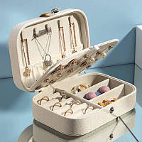 Скринька - органайзер для біжутерії, прикрас 16 см х 11,5 см Білий