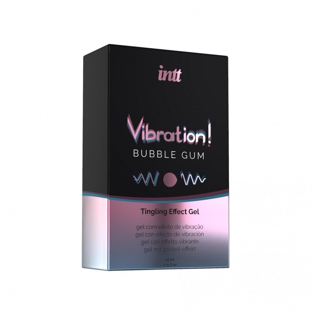 Рідкий вібратор Intt Vibration Bubble Gum 15 мл 18+, фото 1