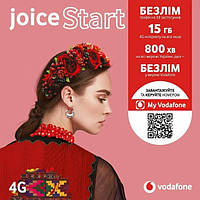 Стартовий пакет Vodafone Joice Start (перший місяць сплачено)