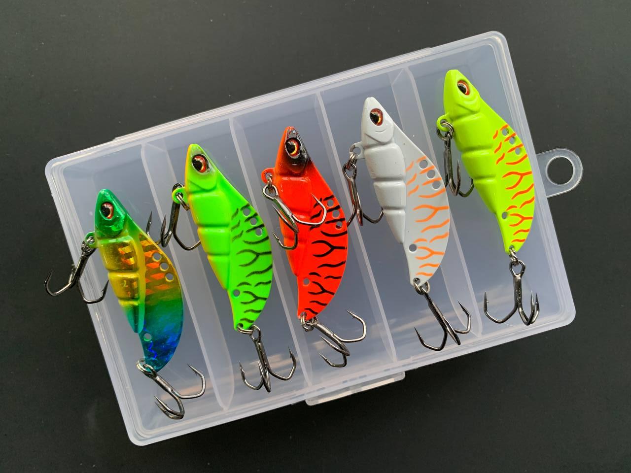 Цикада блешня Fishing Top Cyber ​​Vibe 15гр (набір 5шт+коробка)