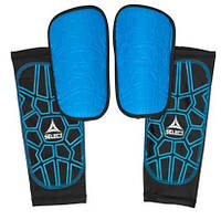 Щитки футбольные Select SHIN GUARD SUPER SAFE v23 синий, черный Уни S (рост до 152см) 647810-019S