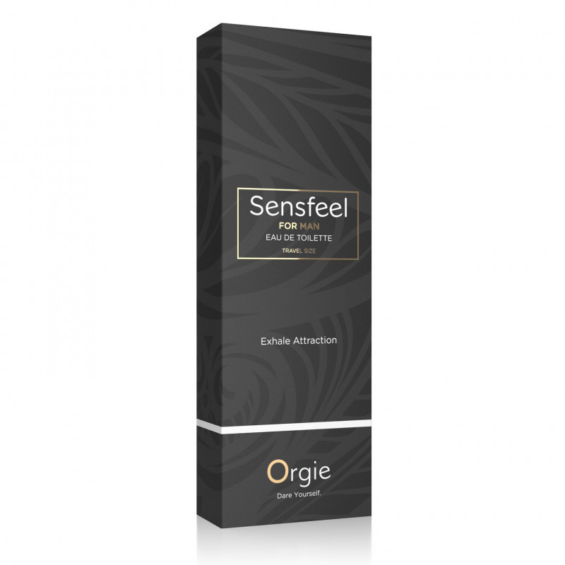 Чоловіча туалетна вода SENSFEEL + афродизіак, 10 мл ефективна феромон-технологія Orgie 18+, фото 1