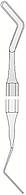 Штопфер/гладилка стоматологическая для композитов Heidemann N.3 (шпатель) двухсторонняя, Medesy 580/3