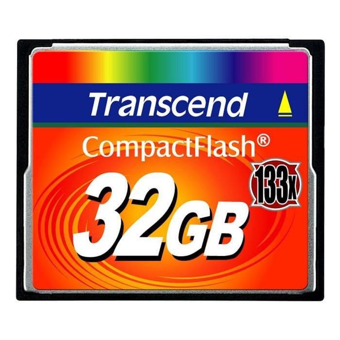 Карта пам'яті Transcend 32GB CF 133X (TS32GCF133)