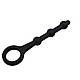 Анальний ланцюжок силікон Chisa Black Mont 13.5 sm чорний 18+, фото 3