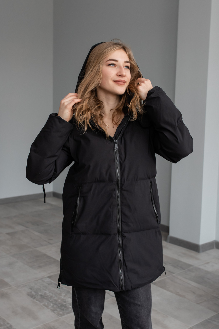 Куртка жіноча зимова чорна