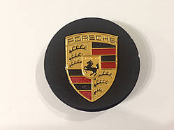 Заглушки ковпачки литих дисків Porsche чорні