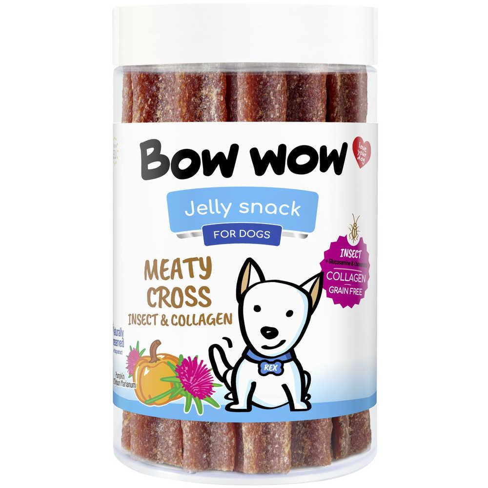Ласощі для собак з білком комах та колагеном 12 см Bow wow 18 шт/уп